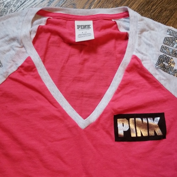 PINK bling shirt - Picture 2 of 5